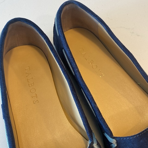 EUC Talbots Mocs Indigo Blue Size 7 - Picture 3 of 4